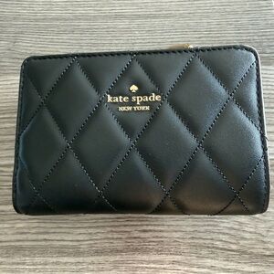Kate Spade Black Quilted Wallet